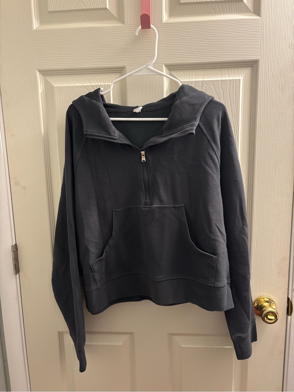 Women’s Half-Zip Hooded Pullover Sweater XL